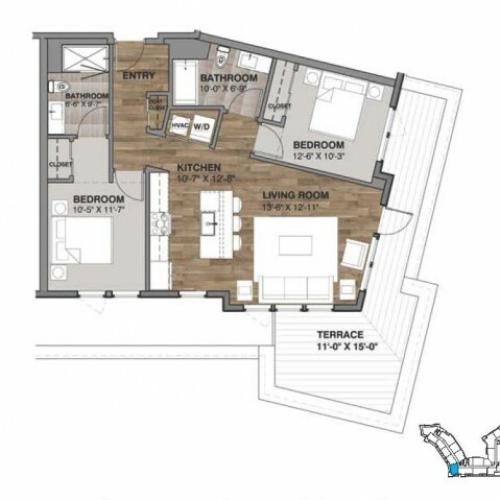 Two Bedroom - Penthouse G