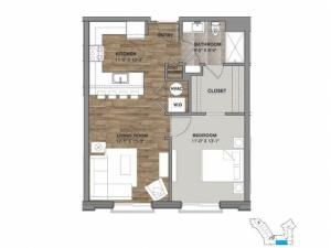 One Bedroom - Unit H