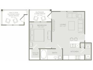 Floor Plan 1 | Apartments Conroe | The Towers Woodland