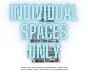 INDIVIDUAL SPACES ONLY