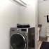 Washer/dryer combo & walk-in closets
