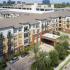 Exterior view of apartment and groundsDomain West | 1 - 3 Bedroom Apartments Houston