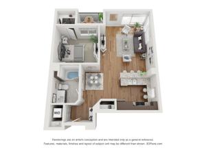 1x1c | Brio Apartments | Apartments For Rent In Glendale CA