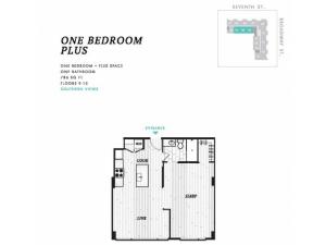 One Bedroom Plus at Seven at Broadway