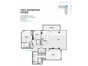 Two Bedroom Prime at Seven at Broadway