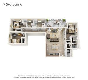 3 Bedroom A
