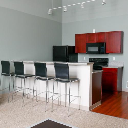 2x1 Kitchen | The Union at Dearborn | Dearborn Apartments