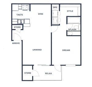 SunPointe A1 One Bedroom