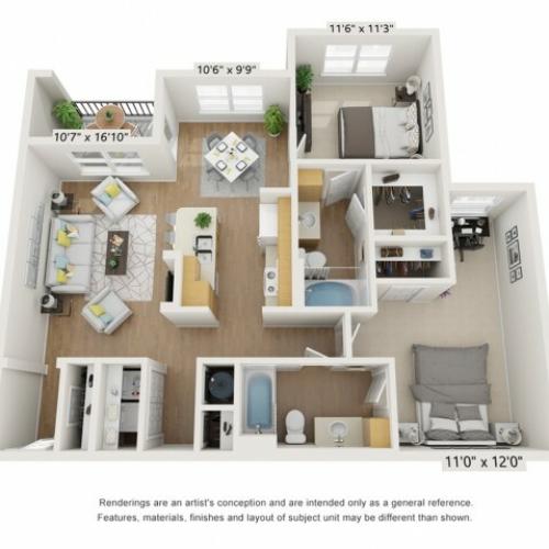 2x2 | Apartments in Houston, TX | The Henry at Liberty Hills