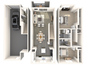 Palazzo Townhomes Two Bedrooms B1