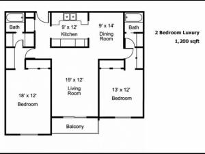2 Bed and 2 Bath Luxury