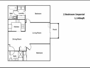 Imperial 2 Bed and 2 Bath