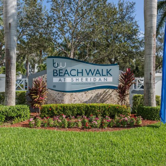 Beachwalk Sheridan Office Sign