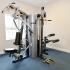 Onsite resident fitness center with exercise equipment at Country manor apartments in Levittown, PA