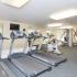 Fitness center with treadmill machines at Fairway Park apartments for rent