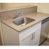Breakfast bar with sink and dishwasher in the kitchen at Willow Ridge Apartments in Marlton, NJ.