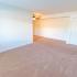 Living room with a beige carpet at Allandale Village apartments for rent in Newark, DE