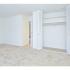 Carpeted bedroom with closet at Westover Village in Norristown, PA.