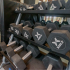 Fitness center dumbbell rack at Wyntre Brooke apartments in West Chester, PA.