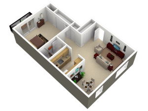 Floor Plan 1 | Apartments In Womelsdorf Pennsylvania | Park Court Apartments