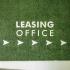 Leasing Office Directional in grass | Venue Museum District | Apartments In Houston