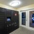 Package lockers at Community Fitness Center at Bay Crossings; South Tampa ApartmentsBay Crossing | Tampa Apartments