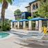 Pool with water feature at Lunaire Apartments | Goodyear, Arizona