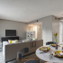 Dining Area & Living Room at River Blu Apartments  Apartments Sacramento