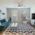 Living Room | Aqua at Sandy Springs | Sandy Springs Apartments
