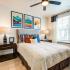Ceiling fans in living and bedrooms | Peakline at Copperleaf | Aurora Apartments