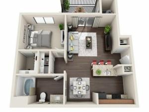 Newly Renovated, 745sqft, 1 bedroom/1 bathroom Lunaire Apartments | Goodyear, AZ Apartments
