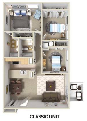 3 Bedroom Classic_Floorplan C