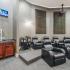 Concessions area and recliners in media screening room at Edge at Lafayette | Apartments Lafayette, LA