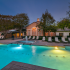 Pool with Evening Lighting | Indian Hollow Apartments