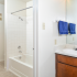 Bathroom | Vanity Area Separate from Shower | Oak Springs Apt