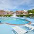 Pool with large pool deck | Belmont West Apartments