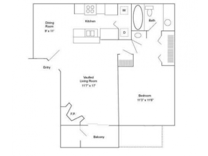 One Bedroom | 720 sqft