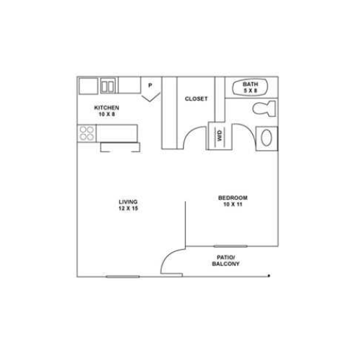 One Bedroom | 473 sqft