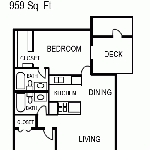 Floor Plan 7 | Austin Apartments | Silver Creek Apartments