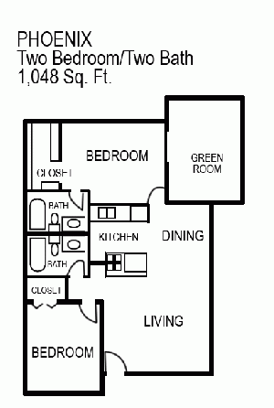 Floor Plan 8 | Apartments In Austin TX | Silver Creek Apartments