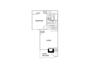 One Bedroom | 550 sqft