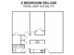 Two Bedroom Deluxe | 912 sqft