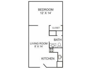 Junior One Bedroom | 400 sqft