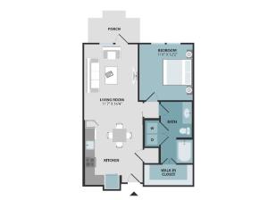 A1 | One Bedroom | One Bathroom