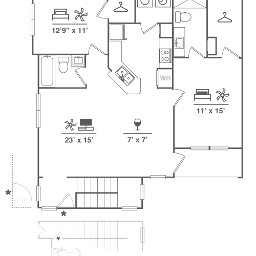 B1UGa Floor Plan Image