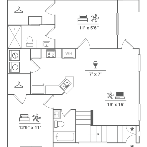 B1UG Floor Plan Image