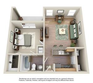A1G Lower Floor Plan Image