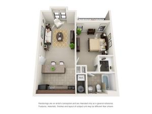 1B Floor Plan Image