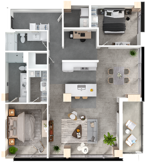 Ascent Hickory floor plan