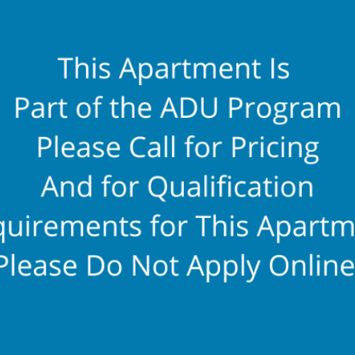 This apartment is income restricted, please do not apply online and contact us for details.
